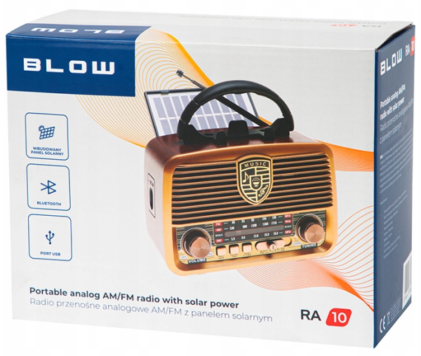 Radio analogowe z panelem solarnym - obrazek 2