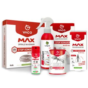 Zestaw "InsektOchrona PRO" na komary i mrówki VACO MAX 6 produktów