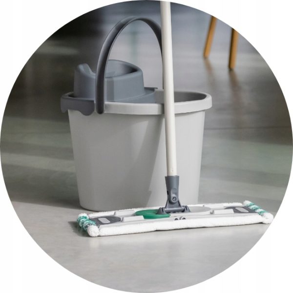 ECO EGO Mop płaski kij składany 130cm wiadro 13l z wyciskaczem ekologiczny - obrazek 2