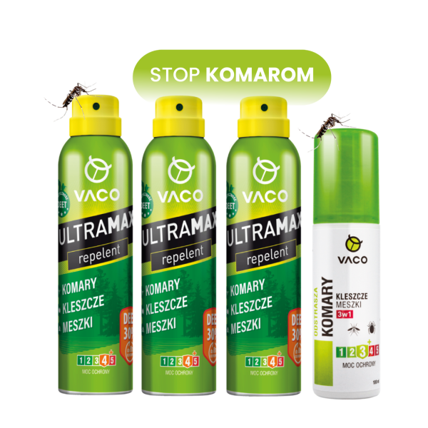 ZESTAW 3x ULTRAMAX  Spray na komary DEET 30% 170 ml i 1x Płyn na komary 100 ml - obrazek 4