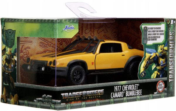 Transformers Chevrolet Camaro Bumblebee 1977 1:32 JADA Auto Metalowe