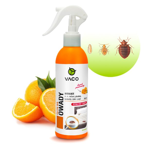 Zestaw 3x Preparat na Pluskwy Karaluchy Prusaki o zapachu soczystej pomarańczy 250ml - obrazek 2
