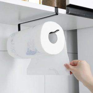 UCHWYT WIESZAK NA RĘCZNIK PAPIEROWY KUCHENNY LOFT SOLIDNY METALOWY STALOWY