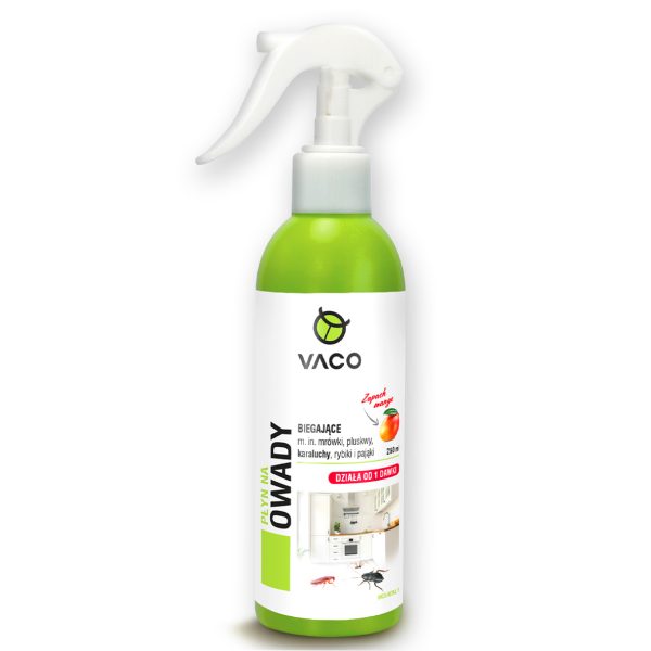 Zestaw 3x Vaco płyn na karaluchy i prusaki 250 ml Mango - skuteczne rozwiązanie dla zwalczania insektów - obrazek 3