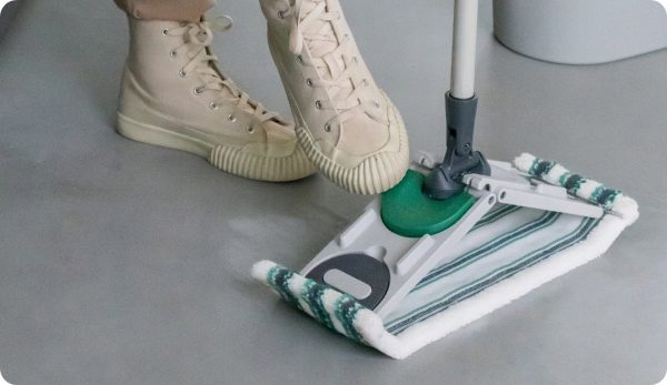 ECO EGO Mop płaski kij składany 130cm wiadro 13l z wyciskaczem ekologiczny - obrazek 3