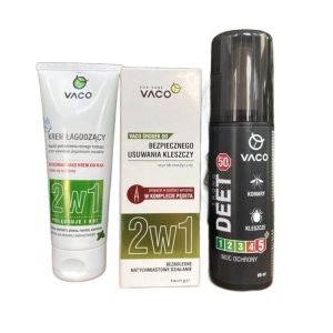 Zestaw na Komary Spray, Krem, Wyciągarka VACO EXTREME