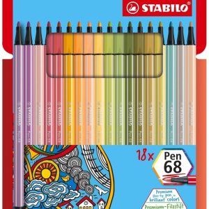 Pisak Pen 68 18-kol., Stabilo