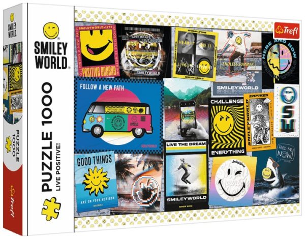 Puzzle 1000 el..Żyj pozytywnie! 10729, Trefl