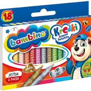 Kredki 18-kol. Bambino, St.Majewski