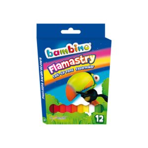 Flamastry 12-kol. std.Bambino, St.Majewski