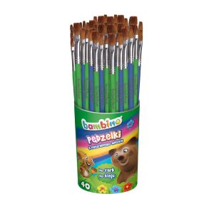Pędzle do farb i kleju 40 szt., Bambino