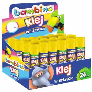 Klej sztyft 15g Mini ZOO Bambino, St.Majewski