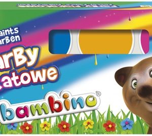 Farby plakatowe 8-kol. 20 ml., Bambino - St.Majewski