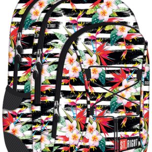 Plecak 3-komorowy BP32 Tropical Stripes, St.Right, St.Majewski