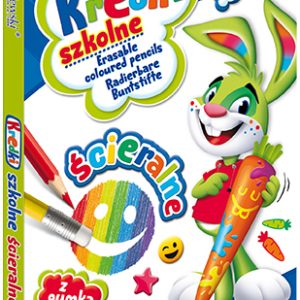 Kredki 12-kol. ścieralne Bambino, St.Majewski