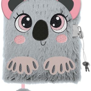 Pamiętnik z kłódką 3D włochacz A5 96k My Little Friend sweet koala, St.Majewski