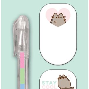 Zestaw notesów 30k 2szt. z długopisem mini, Pusheen, St.Majewski