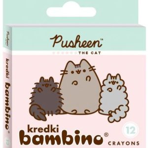 Kredki 12-kol.pud. Pusheen, Bambino