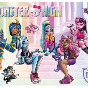 Podkład szkolny na biurko obustronny 55x38 cm Monster High, St.Majewski