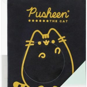 Notes pluszowy A5, 96k Pusheen gold, St.Majewski