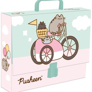 Teczka z rączką A4 XL Pusheen mint, St.Majewski