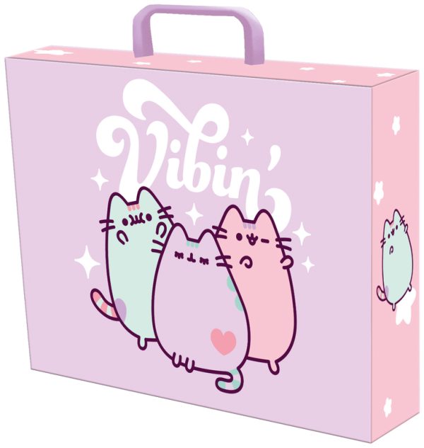 Teczka z rączką A4 XL Pusheen pink, St.Majewski - obrazek 2