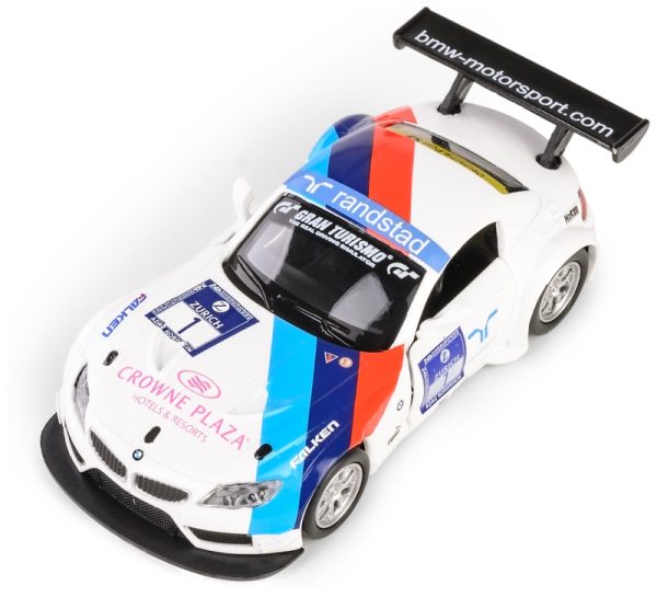 Samochód 1:38 BMW Z4 GT3 67315A biało-niebieski DTM, Daffi - obrazek 2