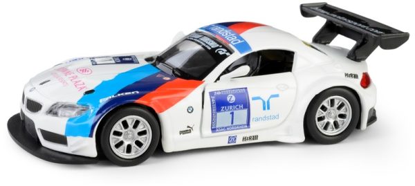 Samochód 1:38 BMW Z4 GT3 67315A biało-niebieski DTM, Daffi - obrazek 3