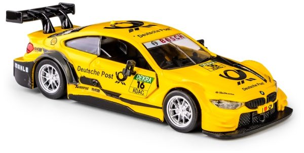 Samochód 1:44 BMW M4 DTM 67380A żółty DTM, Daffi - obrazek 2