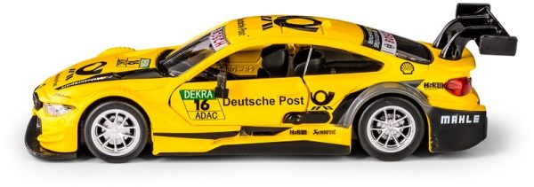 Samochód 1:44 BMW M4 DTM 67380A żółty DTM, Daffi - obrazek 3