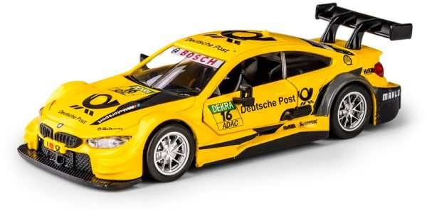 Samochód 1:44 BMW M4 DTM 67380A żółty DTM, Daffi - obrazek 4