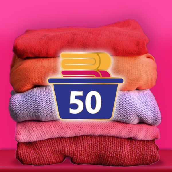 Proszek do prania koloru 50 prań 3kg NanoWash Color PINKY - obrazek 4