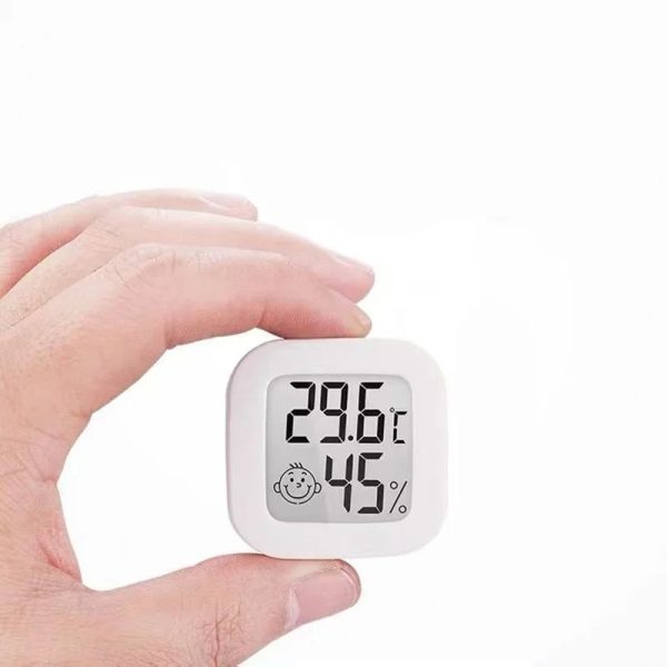 ELEKTRONICZNY TERMOMETR POKOJOWY CYFROWY HIGROMETR STACJA POGODY