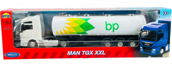 Welly MAN TGX XXL cysterna BP 1:64 ciężarówka TIR - obrazek 3