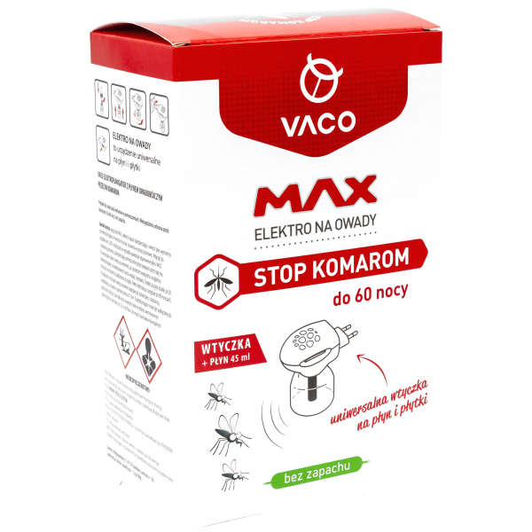 Zestaw Całonocna Ochrona Przed Komarami VACO MAX aż 5 produktów - obrazek 2