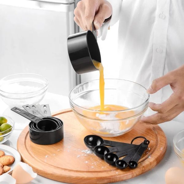 MIARKI KUCHENNE ZESTAW MIAREK KUBKI MIAROWE ŁYŻKI KOMPLET PRECYZYJNE - obrazek 2