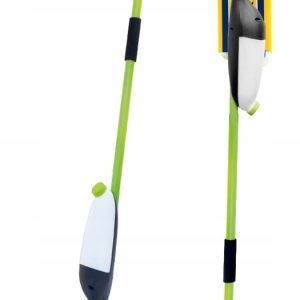 Mop płaski Azur 43 cm ze spryskiwaczem spray z butelką na płyn zielony
