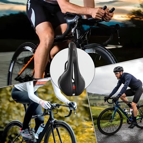 SIODEŁKO ROWEROWE ŻELOWE SIODŁO SPORTOWE DO ROWERU NA ROWER MĘSKIE DAMSKIE - obrazek 2