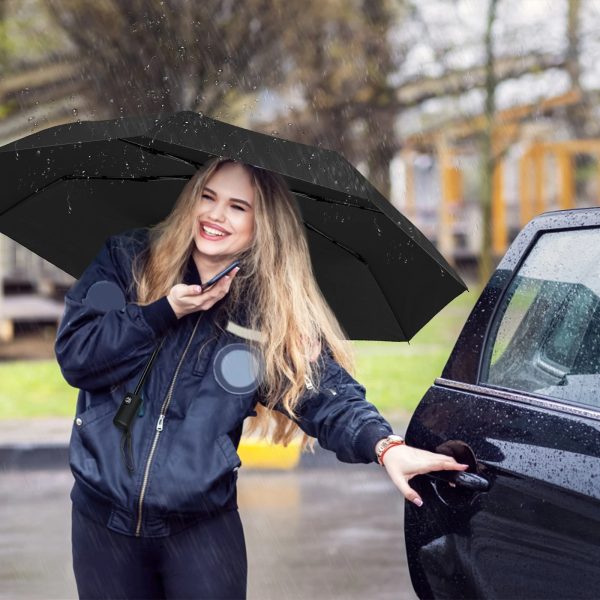 PARASOL AUTOMATYCZNY AUTOMAT DUŻA PARASOLKA SKŁADANA XXL MOCNA + POKROWIEC - obrazek 3